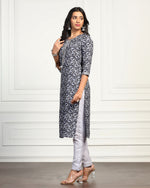 Load image into Gallery viewer, TAGDO Women Cotton Blend Printed Kurti Set
