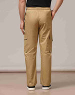 Load image into Gallery viewer, Tagdo Cotton Multi-Pocket Cargo Pant for Men Gold
