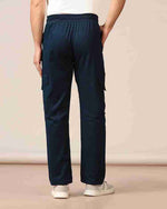 Load image into Gallery viewer, Tagdo Cotton Multi-Pocket Cargo Pant for Men Navy
