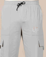 Load image into Gallery viewer, Tagdo Cotton Multi-Pocket Cargo Pant for Men Silver
