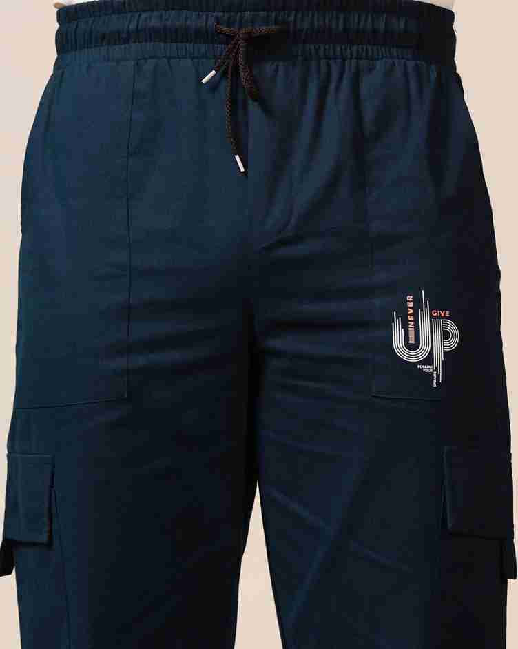 Tagdo Cotton Multi-Pocket Cargo Pant for Men Navy