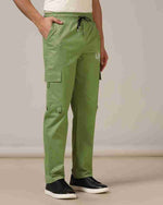 Load image into Gallery viewer, Tagdo Cotton Multi-Pocket Cargo Pant for Men Green

