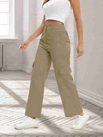 Load image into Gallery viewer, Tagdo Cotton Multi-Pocket Cargo Pant for Women Gold
