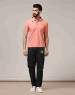 Load image into Gallery viewer, Tagdo Cotton Multi-Pocket Cargo Pant for Men Black
