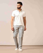 Load image into Gallery viewer, Tagdo Cotton Multi-Pocket Cargo Pant for Men Silver
