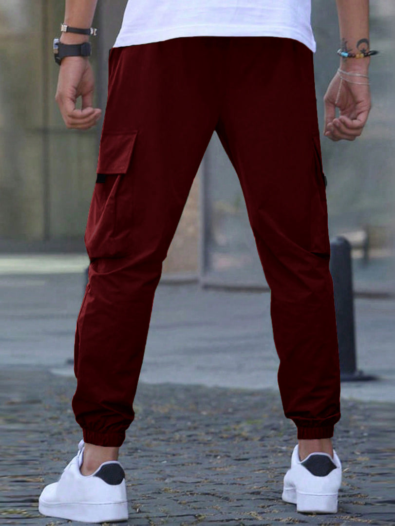 TAGDO Solid Cargo Pant for Men||Joggers Pant||Regular Pant||Gym Pant (5157)