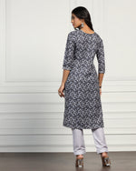 Load image into Gallery viewer, TAGDO Women Cotton Blend Printed Kurti Set
