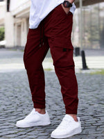 Load image into Gallery viewer, TAGDO Solid Cargo Pant for Men||Joggers Pant||Regular Pant||Gym Pant (5157)
