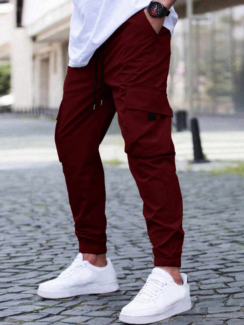 TAGDO Solid Cargo Pant for Men||Joggers Pant||Regular Pant||Gym Pant (5157)