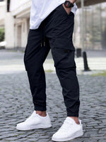 Load image into Gallery viewer, TAGDO Solid Cargo Pant for Men||Joggers Pant||Regular Pant||Gym Pant (5157)
