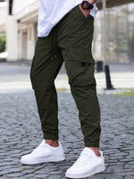 Load image into Gallery viewer, TAGDO Solid Cargo Pant for Men||Joggers Pant||Regular Pant||Gym Pant (5157)
