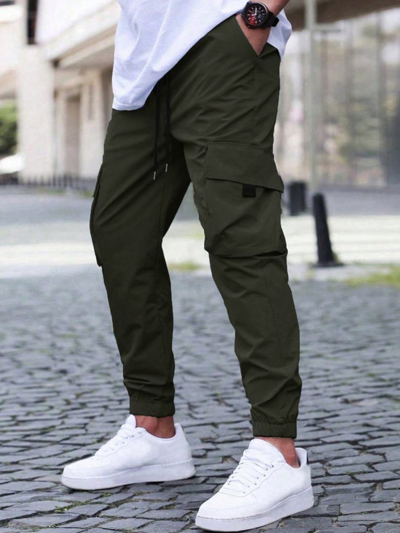 TAGDO Solid Cargo Pant for Men||Joggers Pant||Regular Pant||Gym Pant (5157)
