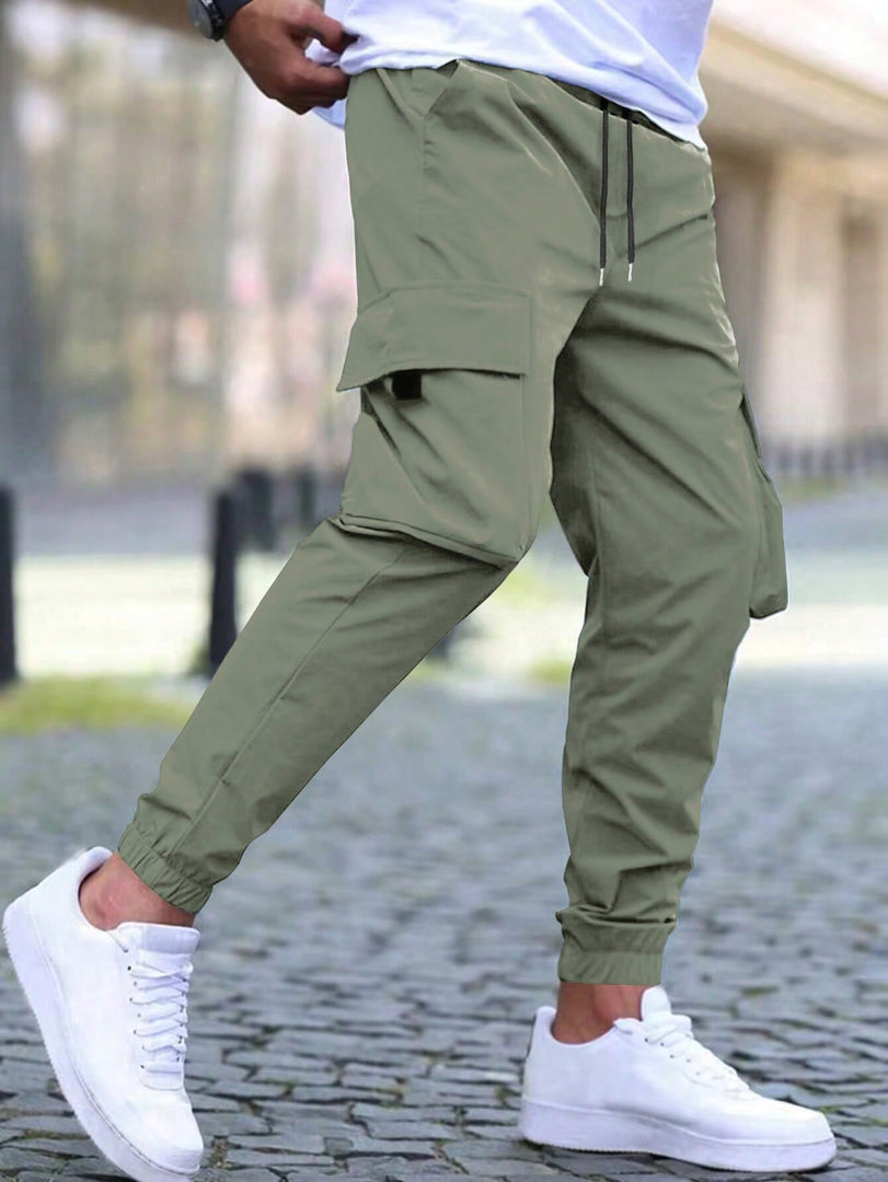 TAGDO Solid Cargo Pant for Men||Joggers Pant||Regular Pant||Gym Pant (5157)