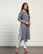 Load image into Gallery viewer, TAGDO Women Cotton Blend Printed Kurti Set
